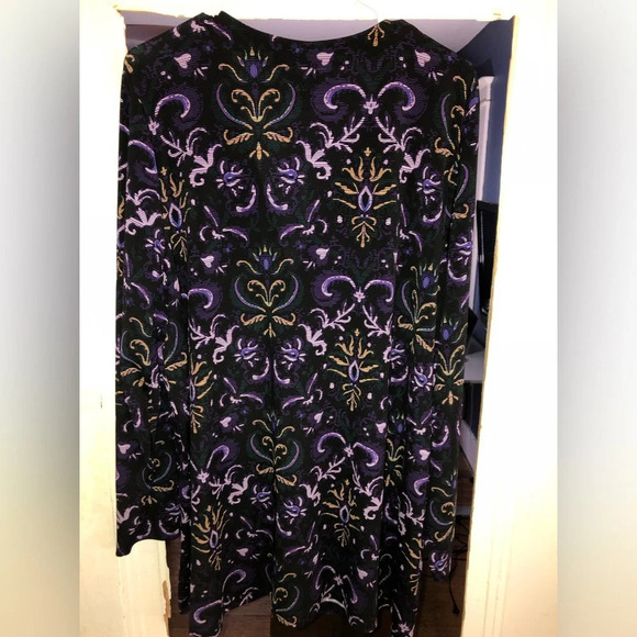 NWT Women’s Plus Size CJ banks Cardigan- Size 2X - Black Paisley - Long Sleeve - Picture 5 of 5